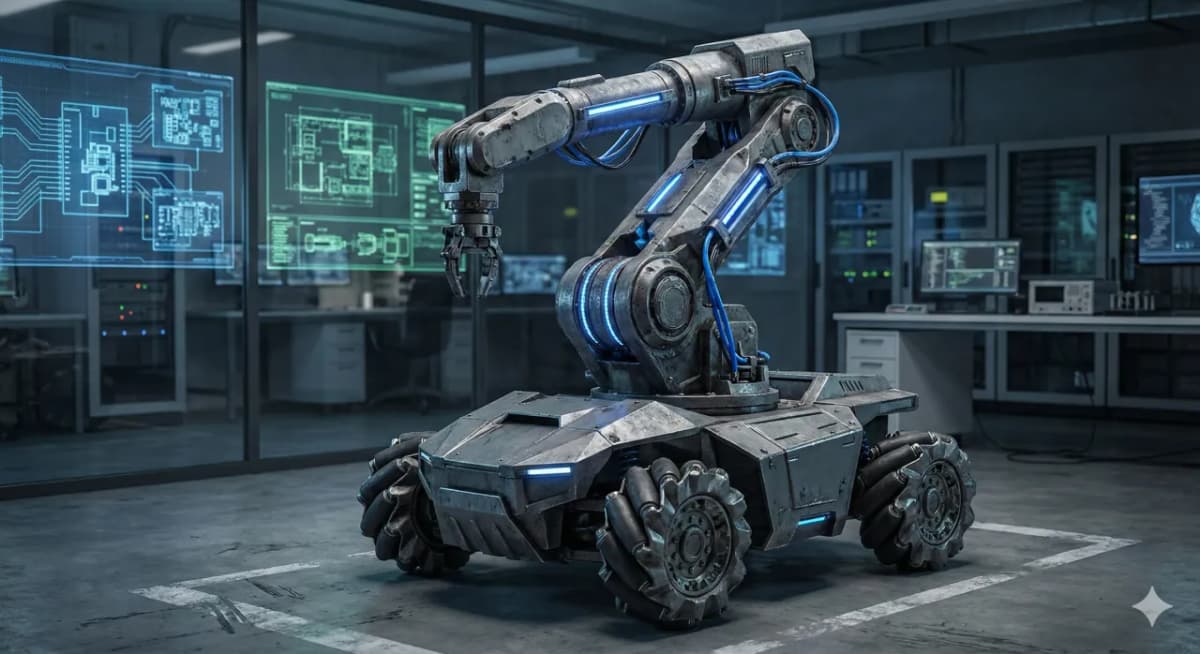 FabArm: 5 Eksenli Robot Kol - Robotics, C++, SolidWorks Project by Mert Güneş